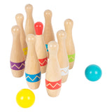 Small Foot - Cone en bois avec motif en zigzag, 11dlg.