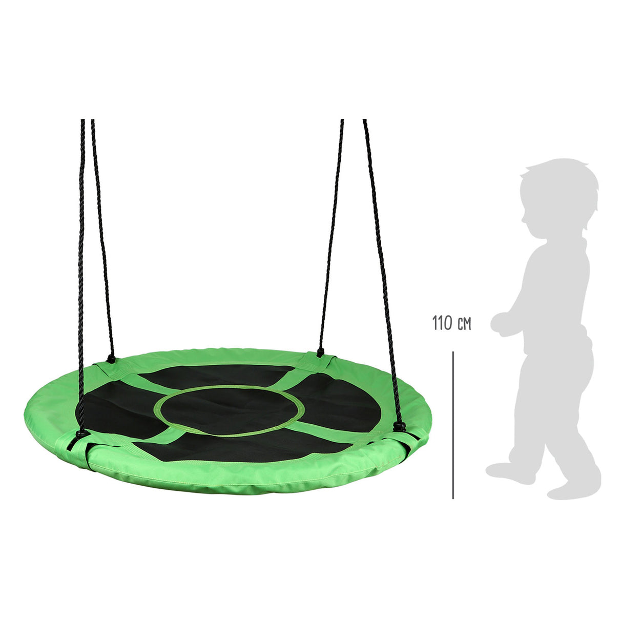 Nido de pie pequeño Swumble Green XL, 110 cm