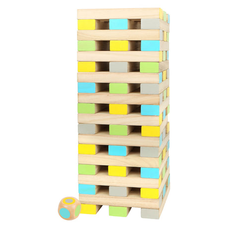 Petit pied en bois Wiebelt Tower Balance Game xxl
