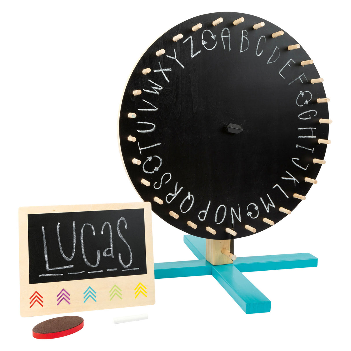 Small foot - roue de la fortune en bois, 4 pcs.