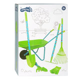 Petit pied - outils de jardin avec brouette verte, 8dlg.