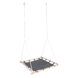 Small Foot - Nest Swing avec cadre en bois, 100x100cm