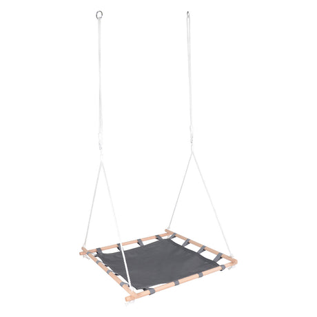 Small Foot - Nest Swing avec cadre en bois, 100x100cm