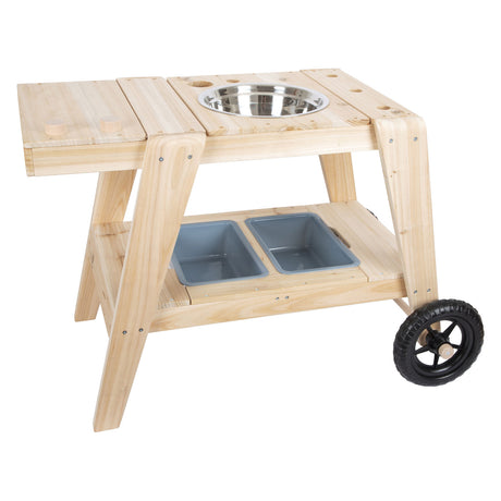 Petit pied - cuisine de boue en bois compact