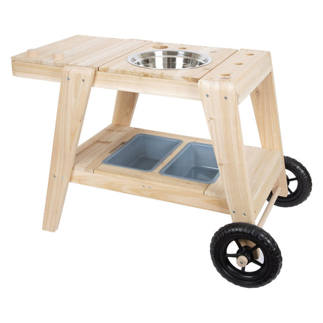 Petit pied - cuisine de boue en bois compact