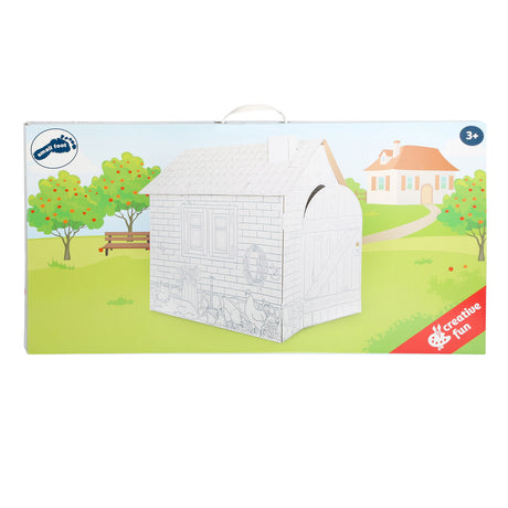 Petit pied - Cardboard Speelhuis Farm, 87x71x88cm