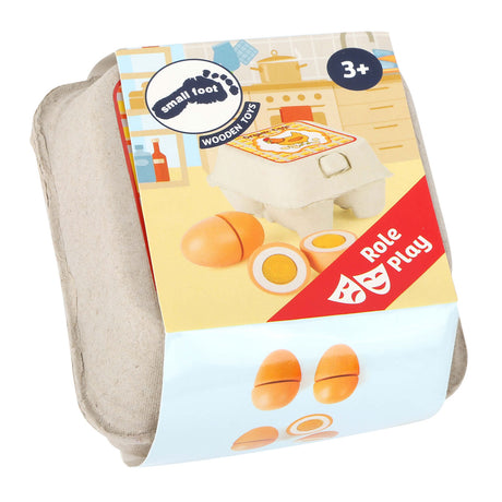 Petit pied - œufs de playet en bois, 9dlg.