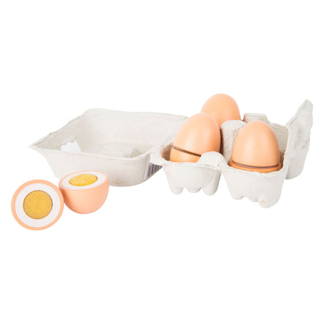 Petit pied - œufs de playet en bois, 9dlg.