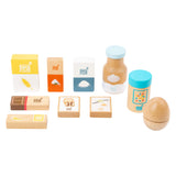 Small foot - fournitures de pâtisserie en bois pour aliments de jeu, 10 pcs.