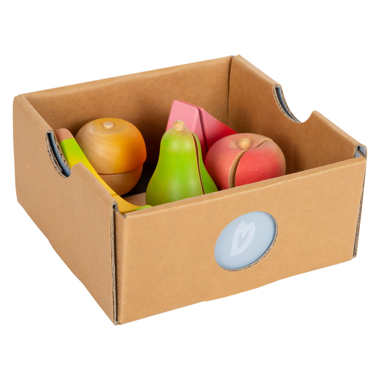 Small foot - ensemble de fruits à découper et à jouer en bois, 13 pièces.