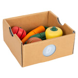 Small foot - ensemble de légumes à découper et à jouer en bois, 13 pièces.
