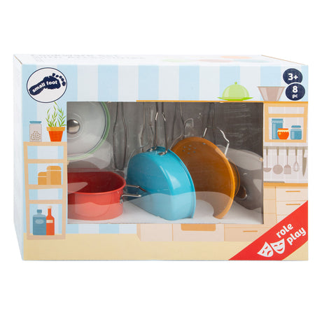 Small foot - casseroles et ustensiles de cuisine, 8 pcs.