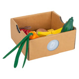 Small foot - ensemble de repas à découper et à jouer en bois, 24 pièces.