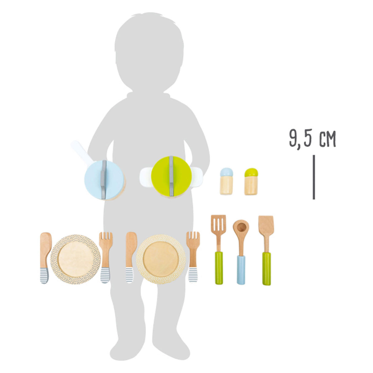 Small Foot Wooden Cookery and Service Set, 15dlg.