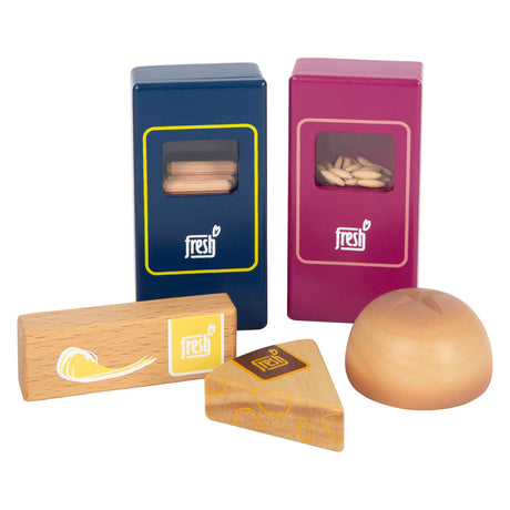 Small foot - set de nourriture végétarienne en bois, 17 pièces.