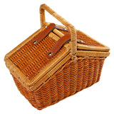 Small foot - panier pique-nique en bois avec vaisselle romantique, 30 pièces.
