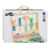 Petit-pied Case d'outils en bois nordique, 43dlg.