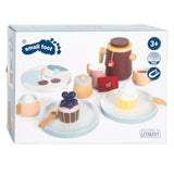 Small foot - service à café et thé en bois savoureux, 16 pièces.