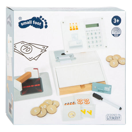 Small foot - caisse enregistreuse jouet en bois avec scanner, 15 pcs.