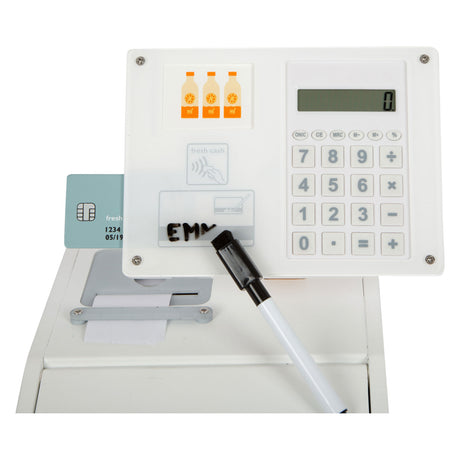 Small foot - caisse enregistreuse jouet en bois avec scanner, 15 pcs.