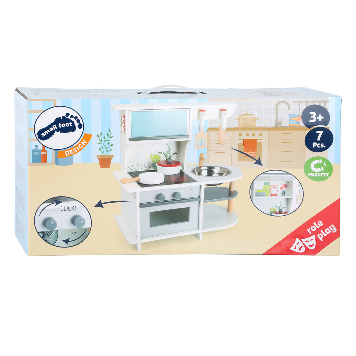 Small foot wooden play kitchen Graceful, 6dlg.