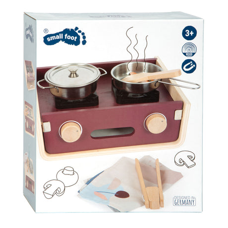 Small foot - Cuisine de camping en bois savoureuse, 9 pcs.