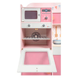 Small foot wooden play kitchen pink, 12dlg.