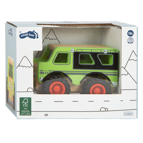 Small foot - jeep tout terrain en bois vert