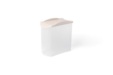 Magasin quotidien pour shaker 1200ml beige transparent