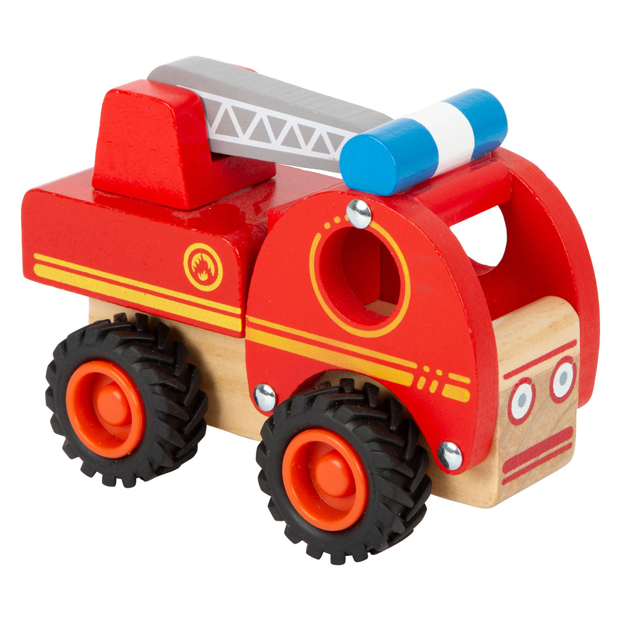 Small foot - camion de pompier en bois avec échelle