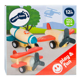 Small foot - rabots à tirer en bois, lot de 3