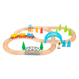 Small Foot Wooden Train Set Journey, 40dlg.