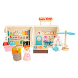 Small foot - maison de poupée en bois à emporter, 15 pièces.