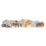 Small foot - puzzle de lettres et de formes en bois, 26 pcs.