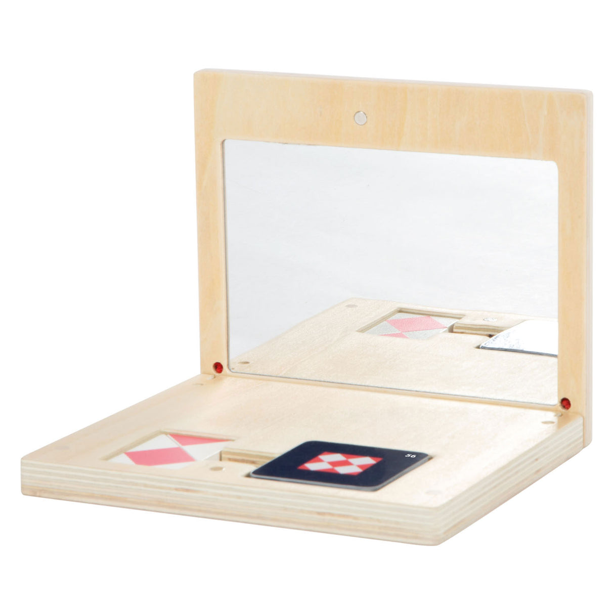 Small foot - jeu de symétrie en bois avec miroir éducatif