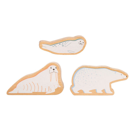 Small foot - pierres d'équilibre en bois arctique, 11 pcs.
