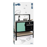 Small foot - Cuisine ludique industrielle en bois, 6 pièces.