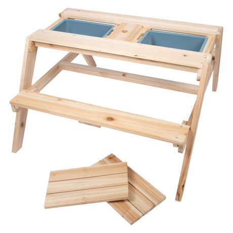 Small foot - table de pique-nique et de boue en bois