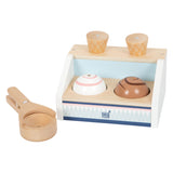 Small foot - stand de glace compact en bois frais, 6 pcs.