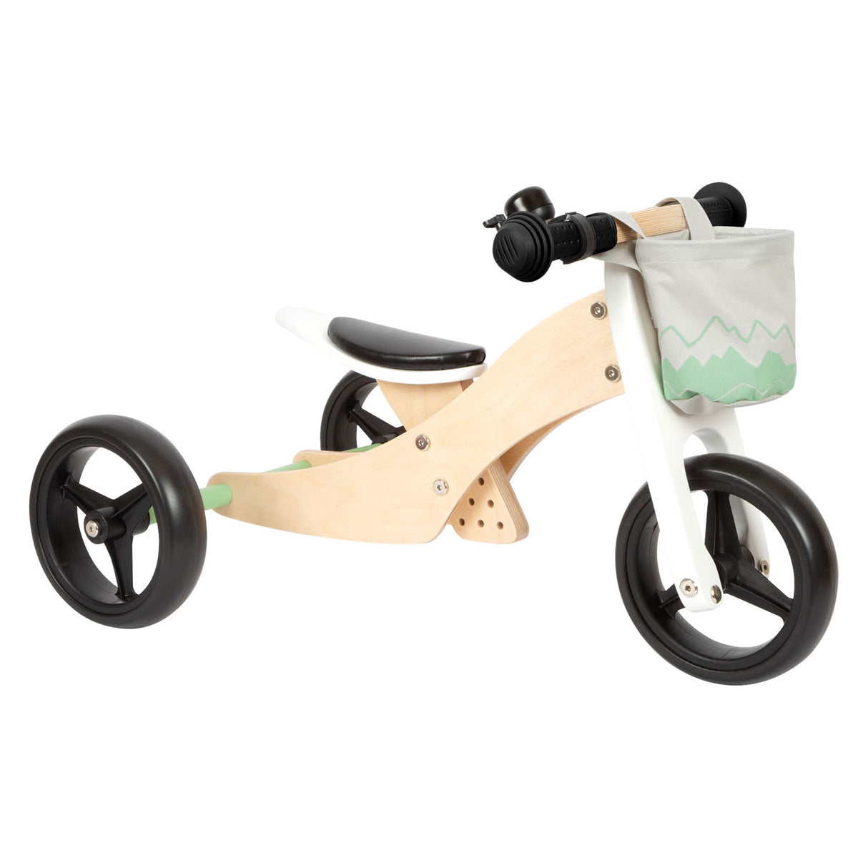 Small Foot - Träträning Tricycle Balance Bike 2in1 Saliege Club