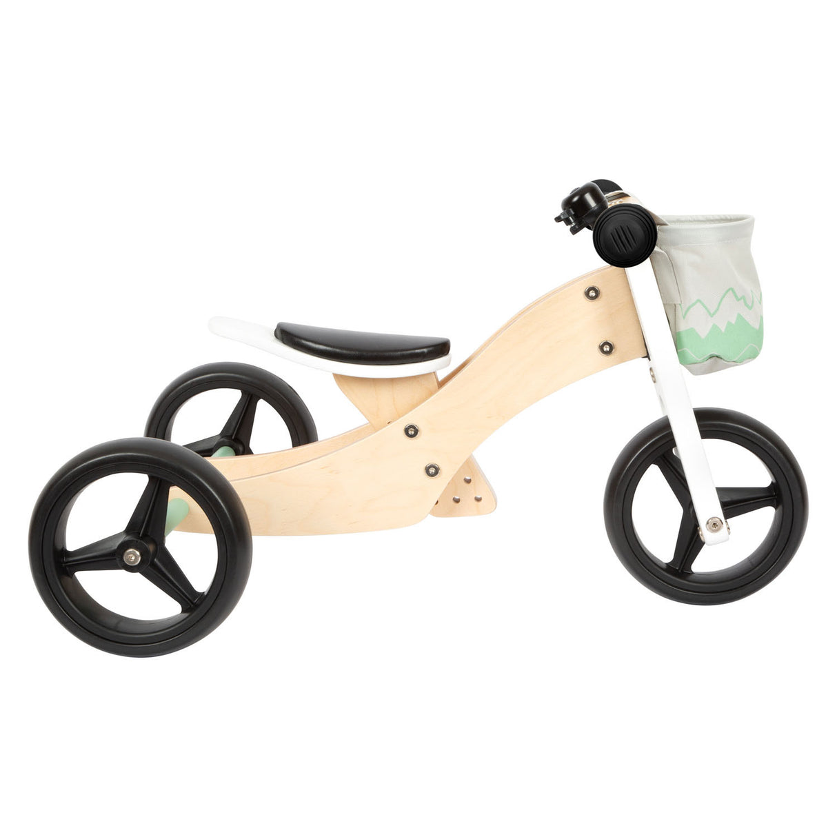 Small Foot - Träträning Tricycle Balance Bike 2in1 Saliege Club