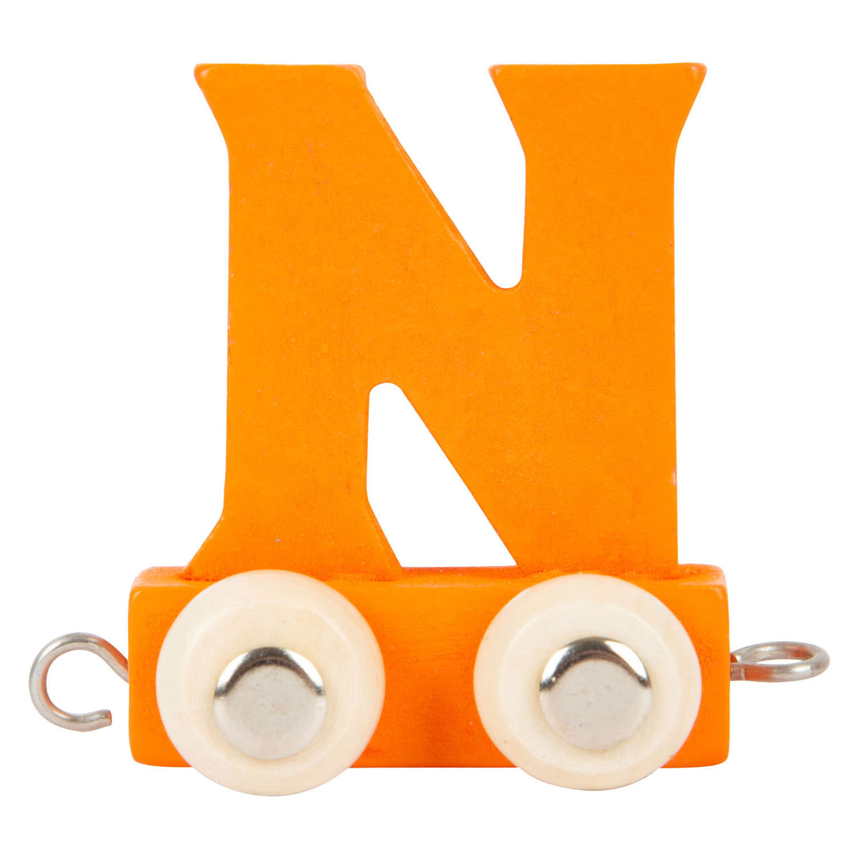 Small foot - train de lettres en bois couleur - n