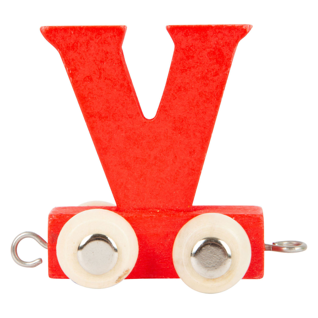 Small foot - train de lettres en bois couleur - v