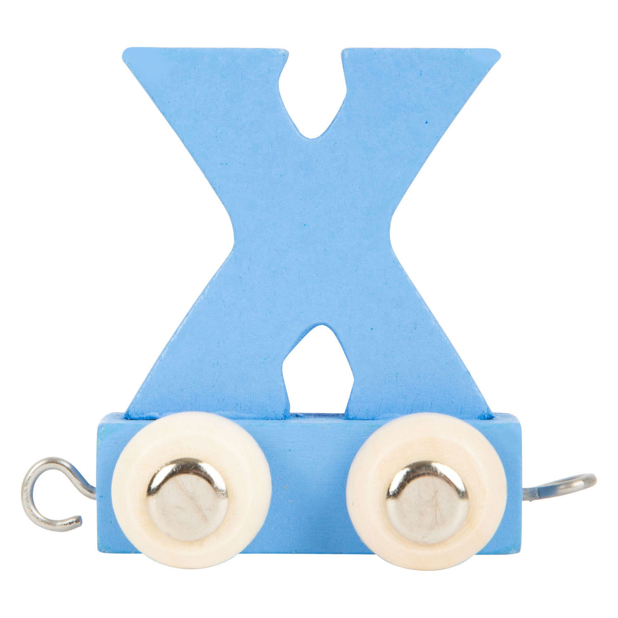 Small foot - train de lettres en bois couleur - x