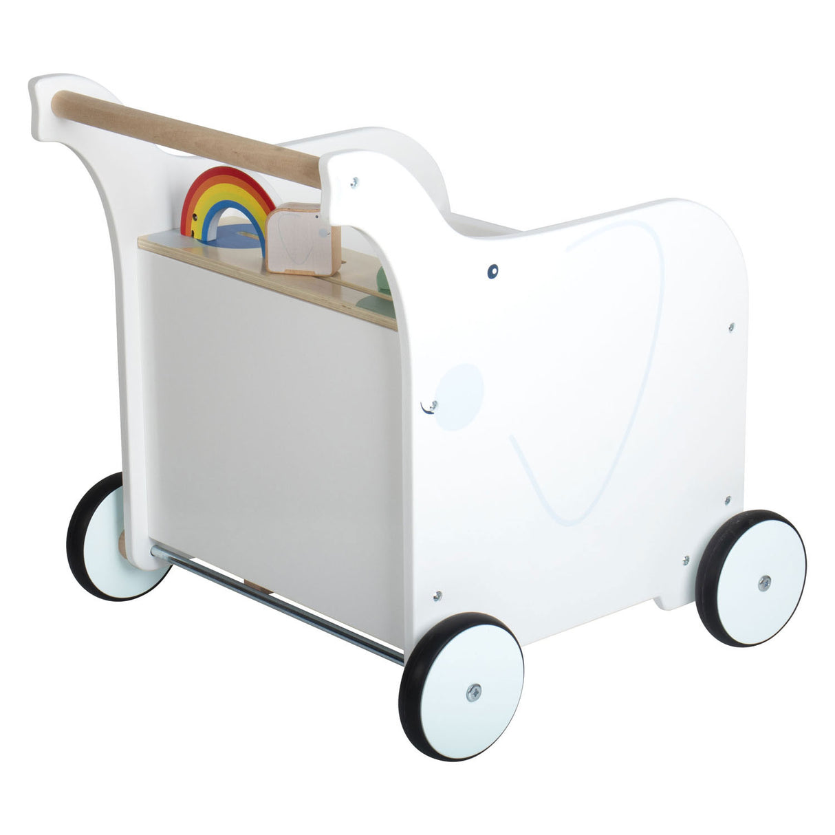 Petit pied - Baby Walker Toy Box Elephant