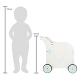 Petit pied - Baby Walker Toy Box Elephant
