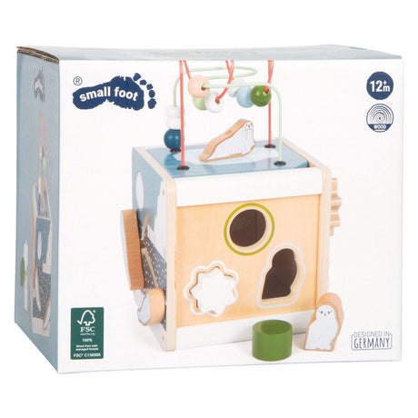 Petit pied - activité moteur en bois cubus arctique