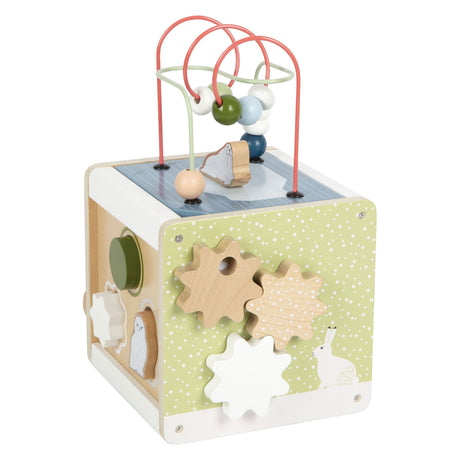 Petit pied - activité moteur en bois cubus arctique