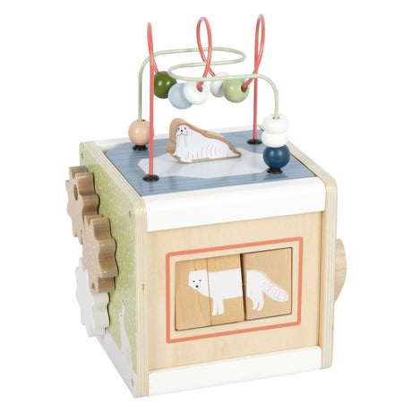 Petit pied - activité moteur en bois cubus arctique