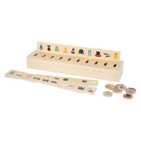 Petit pied - Boîte de tri en bois Explorateur mondial